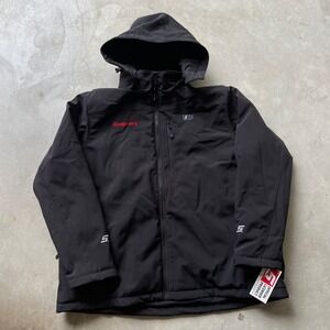Snap-on Tools Men's 2XL Black Heated Softshell Hooded Jacket New